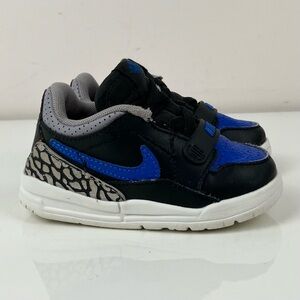 Nike Boys Size 6C Air Jordan Legacy 312 Game Royal Blue Black Athletic Shoes